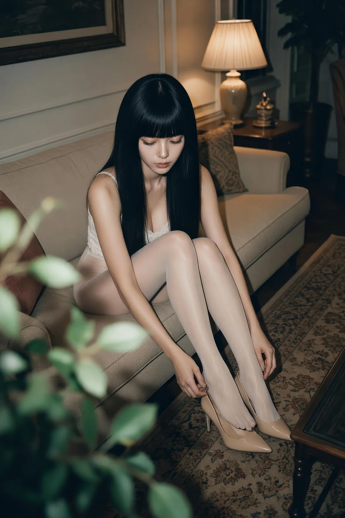 AIG  No.573 九歌lina白丝性感气质美女 - 32