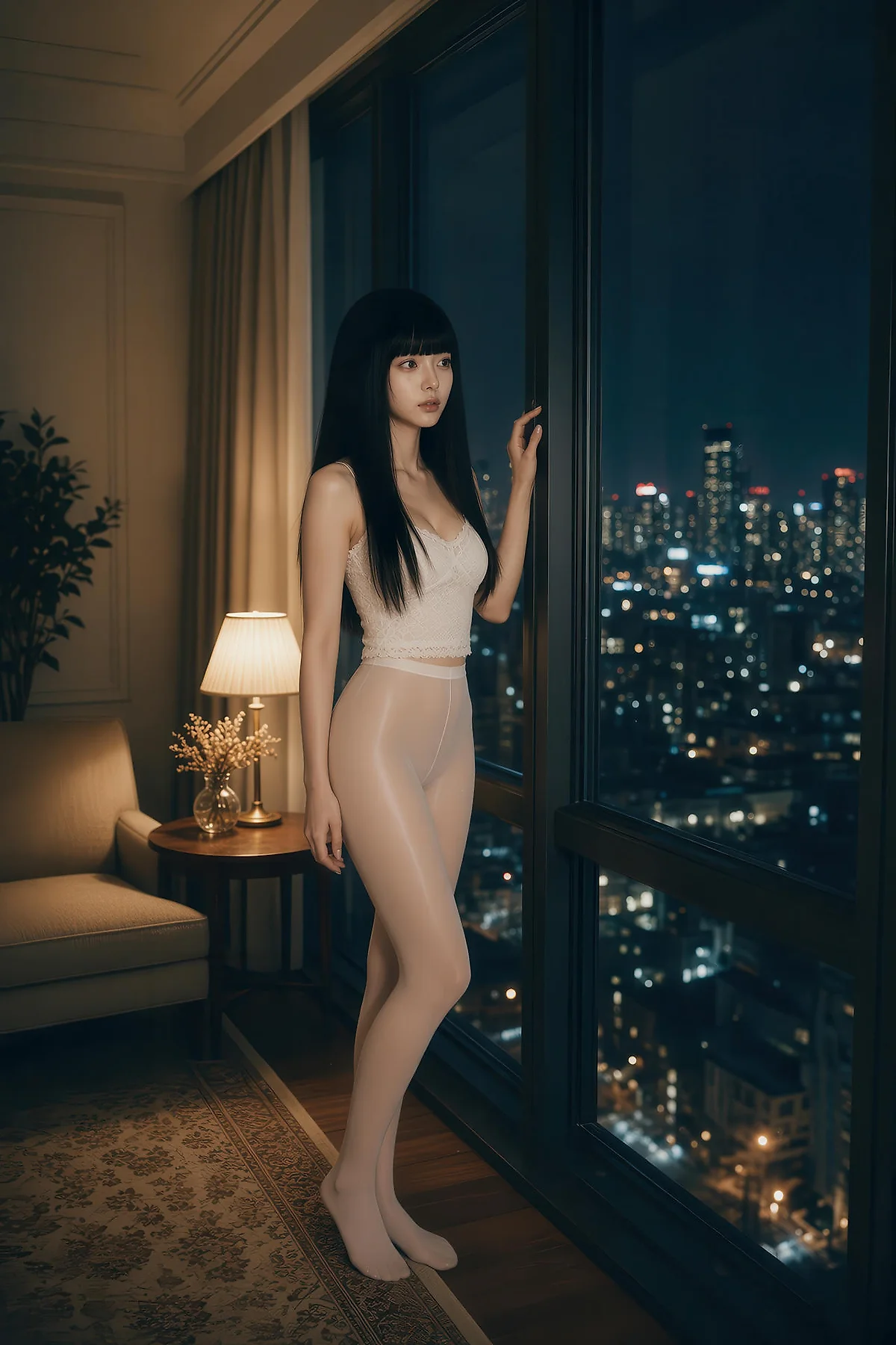 AIG  No.573 九歌lina白丝性感气质美女 - 45
