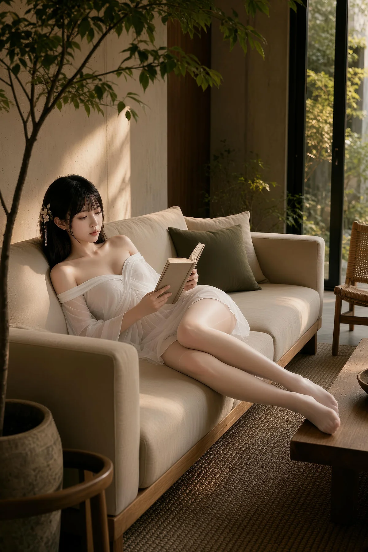 AIG  No.574 芭喜mila仙气美女白丝美腿 - 14
