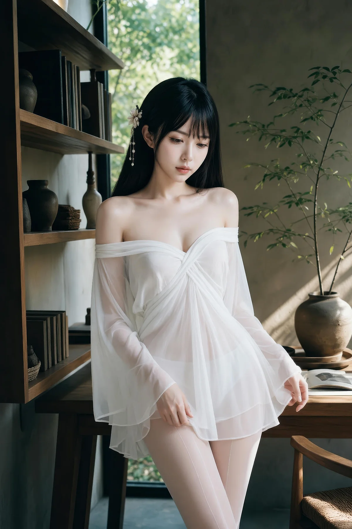 AIG  No.574 芭喜mila仙气美女白丝美腿 - 28