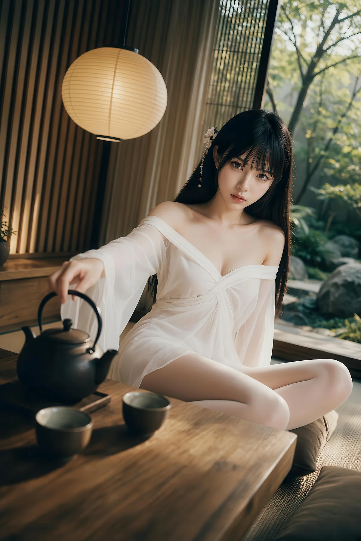 AIG  No.574 芭喜mila仙气美女白丝美腿 - 34