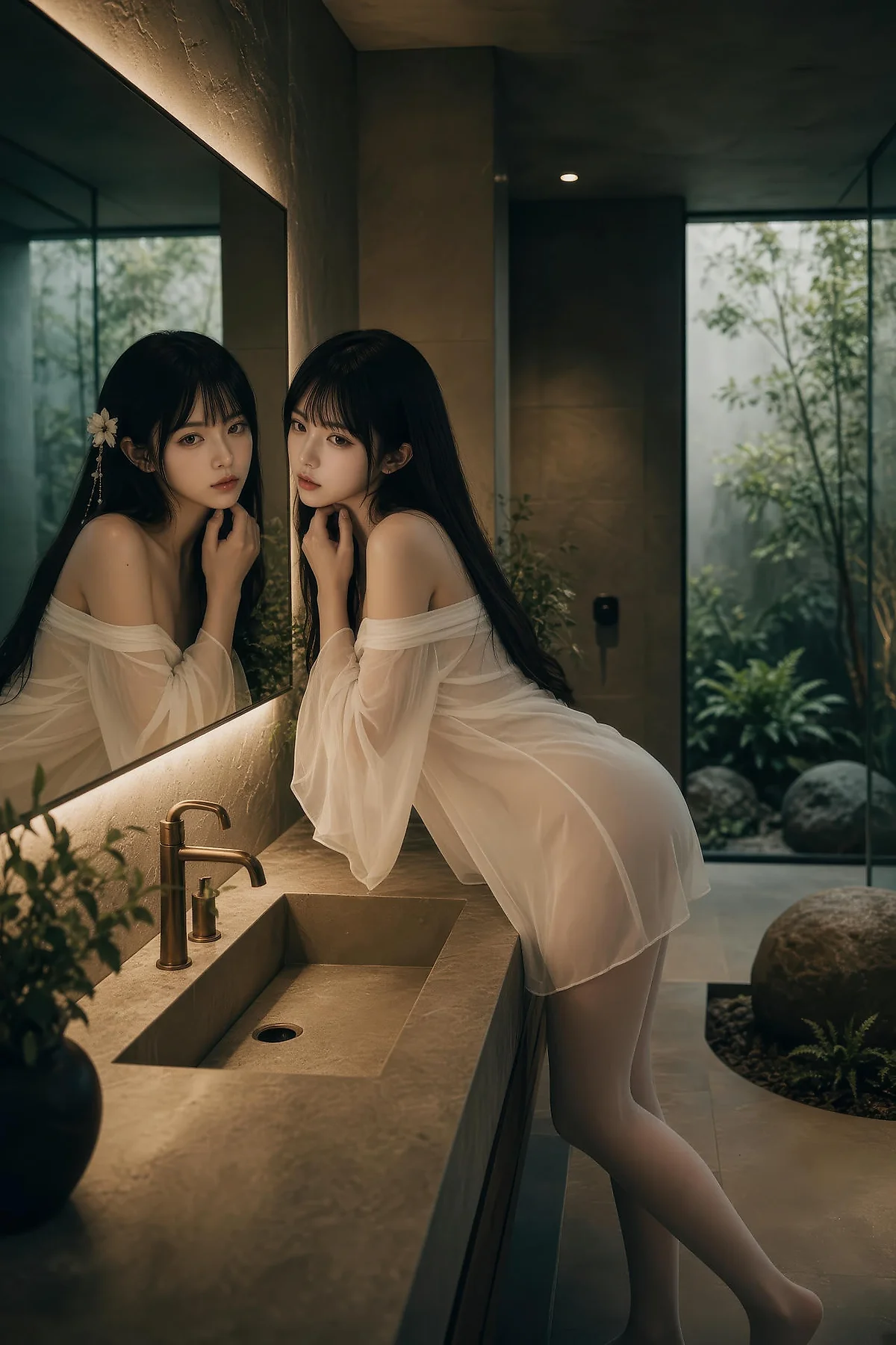 AIG  No.574 芭喜mila仙气美女白丝美腿 - 42