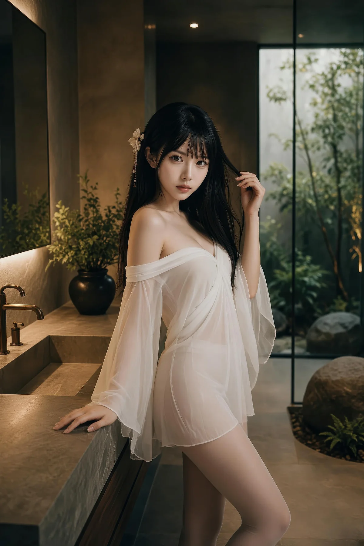 AIG  No.574 芭喜mila仙气美女白丝美腿 - 43