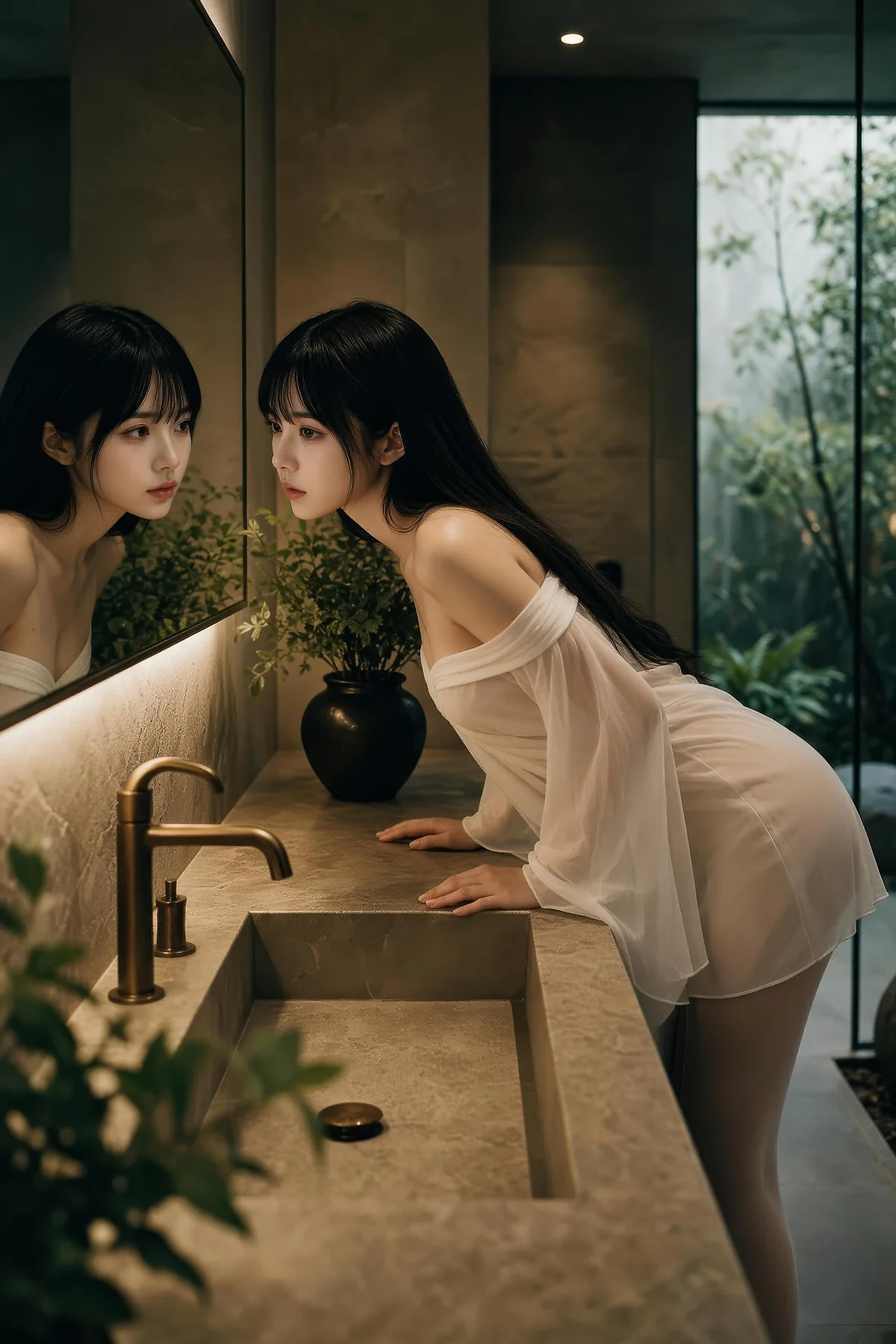 AIG  No.574 芭喜mila仙气美女白丝美腿 - 48