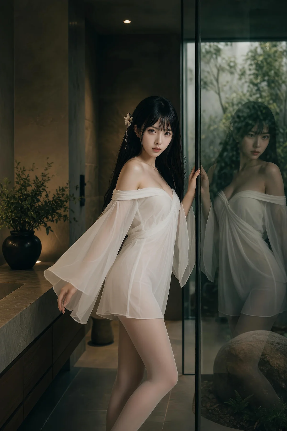 AIG  No.574 芭喜mila仙气美女白丝美腿 - 49