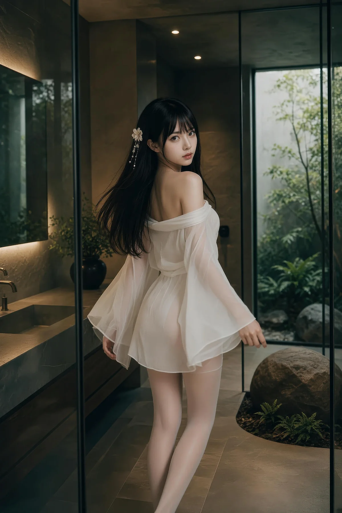 AIG  No.574 芭喜mila仙气美女白丝美腿 - 54