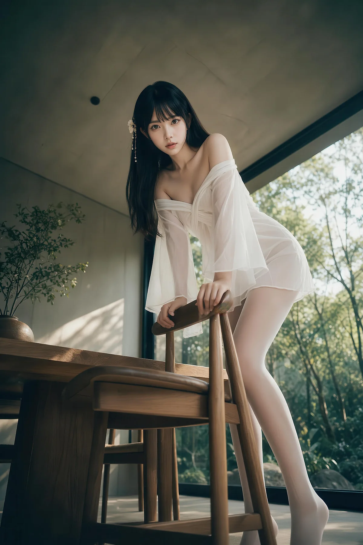 AIG  No.574 芭喜mila仙气美女白丝美腿 - 69