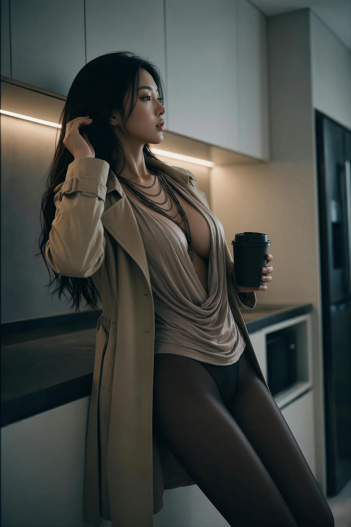 AIG  No.575 斯蔓爆乳衬衫风衣写真 - 39