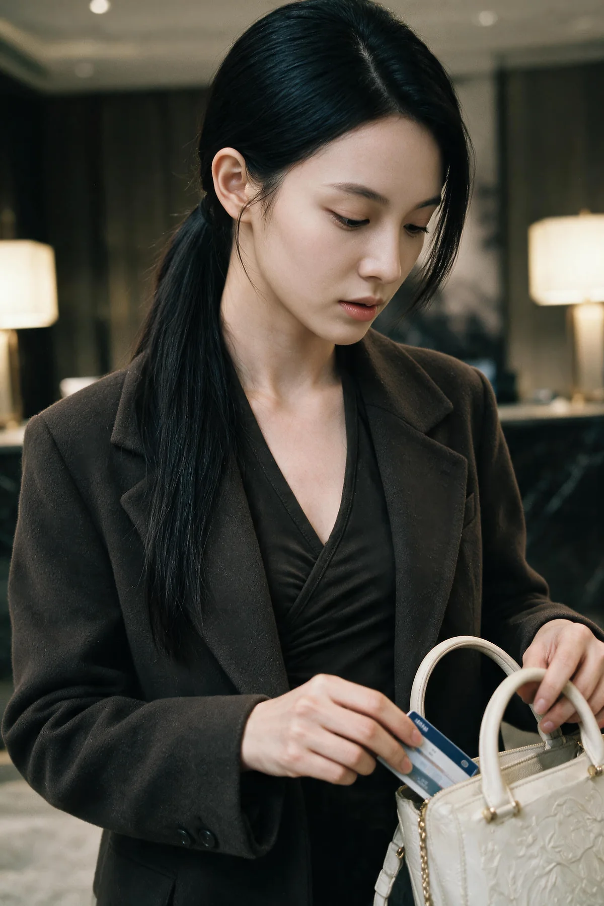 AIG  No.578 柒琪喵黑丝长腿西服 - 12