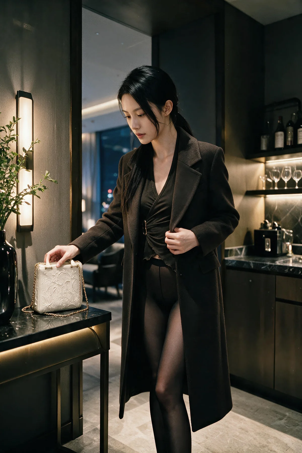 AIG  No.578 柒琪喵黑丝长腿西服 - 18