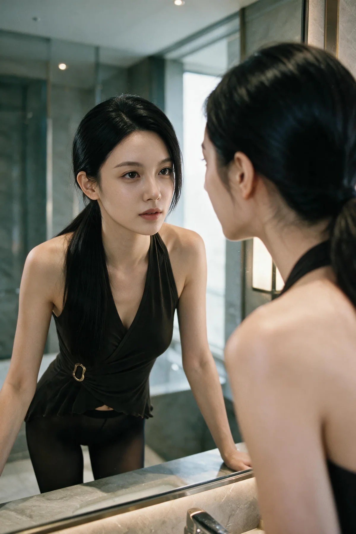 AIG  No.578 柒琪喵黑丝长腿西服 - 43