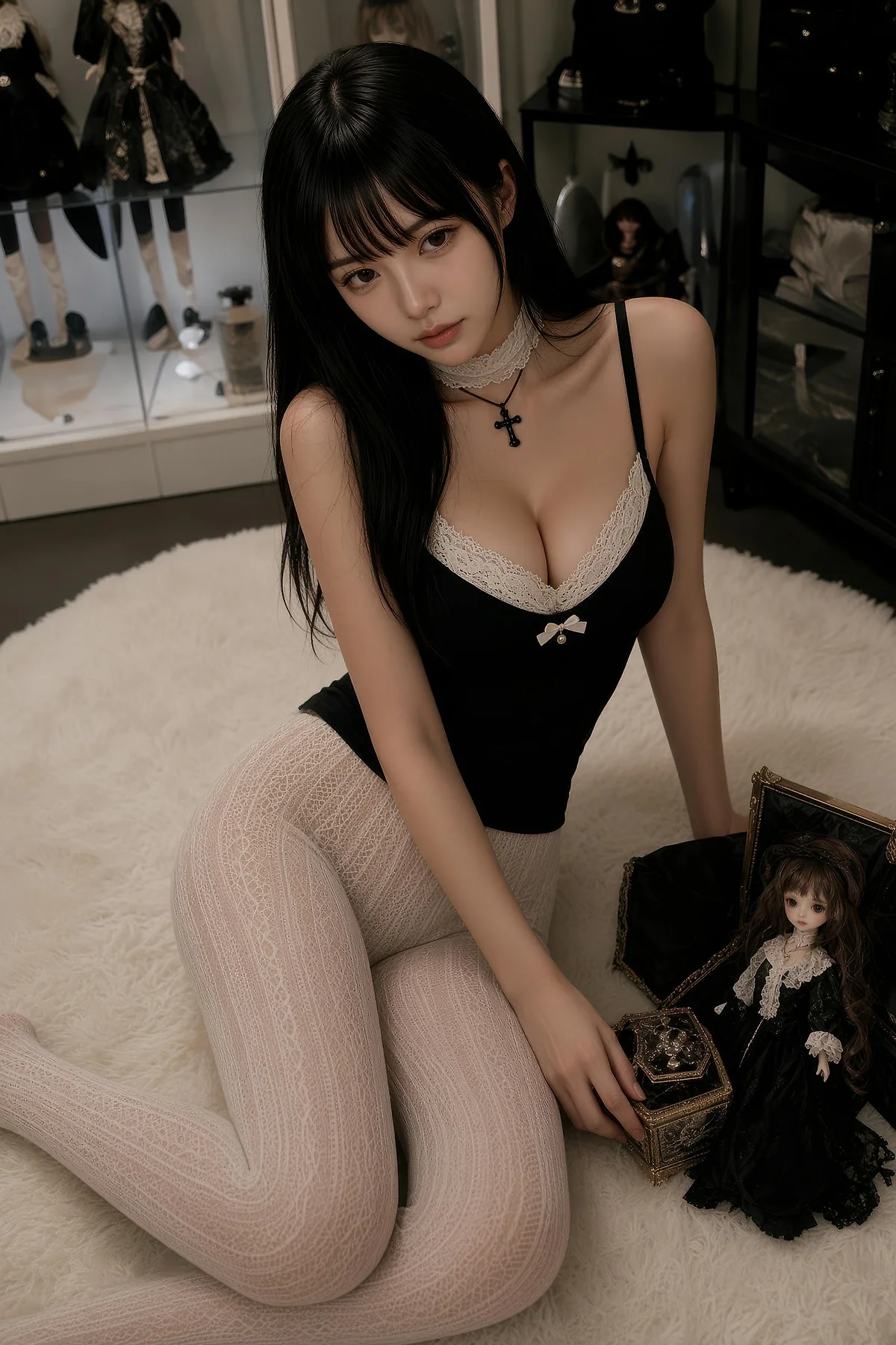 AIG  No.580 芭喜mila爆乳白丝萝莉装扮 - 58