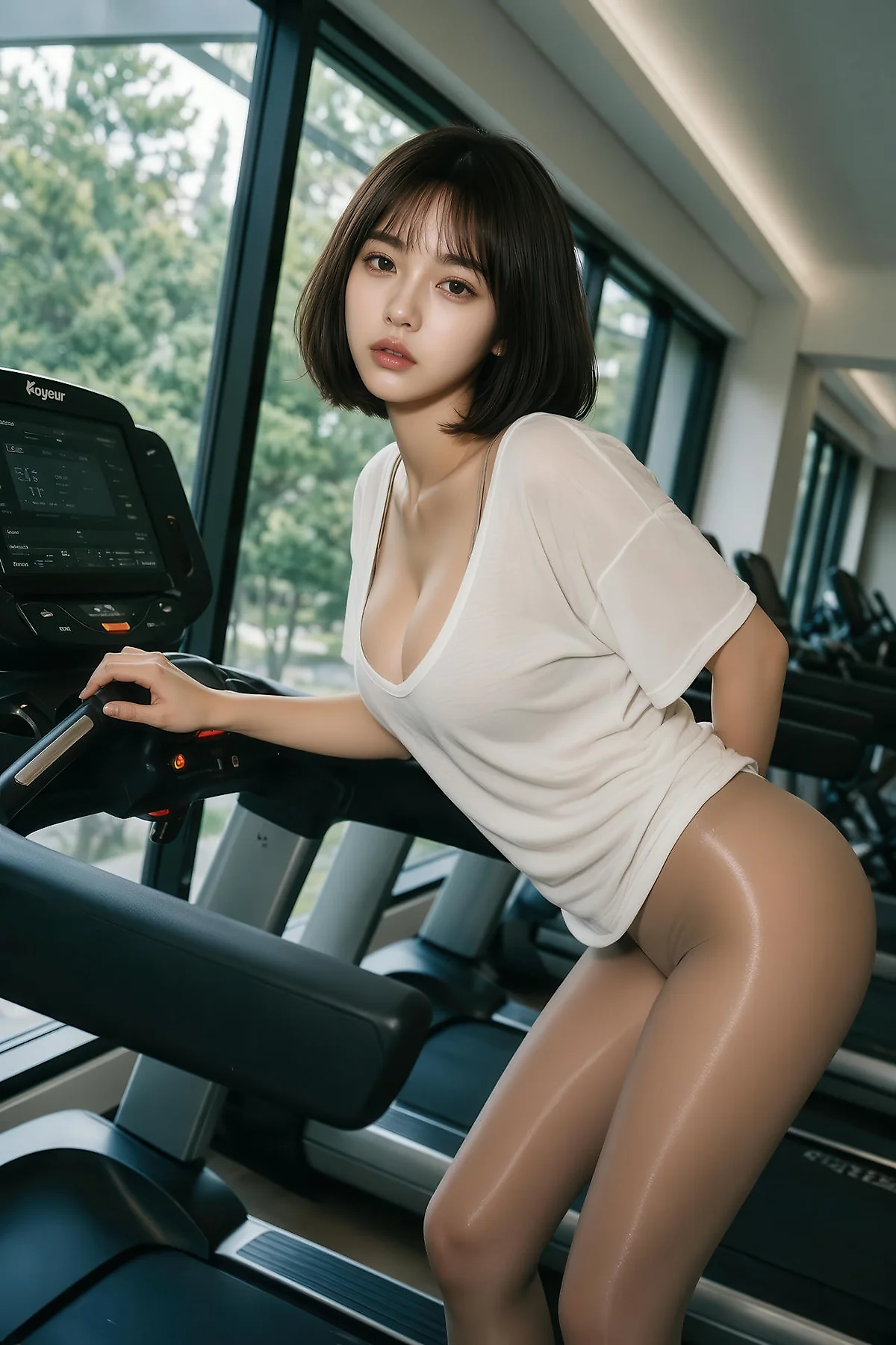 AIG  No.583 小乔亮色健身房美女 - 18
