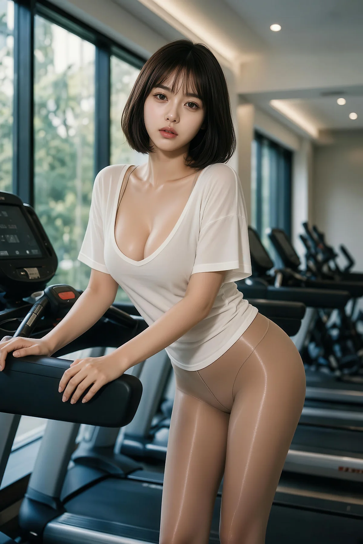 AIG  No.583 小乔亮色健身房美女 - 22