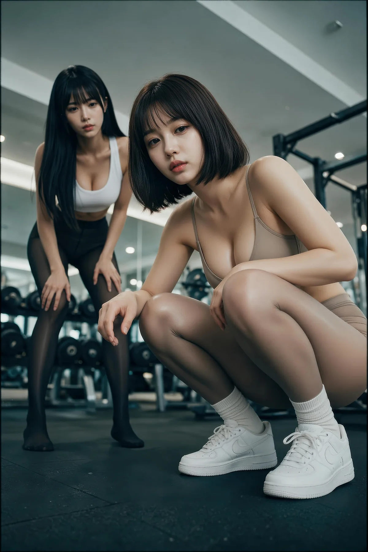 AIG  No.583 小乔亮色健身房美女 - 37