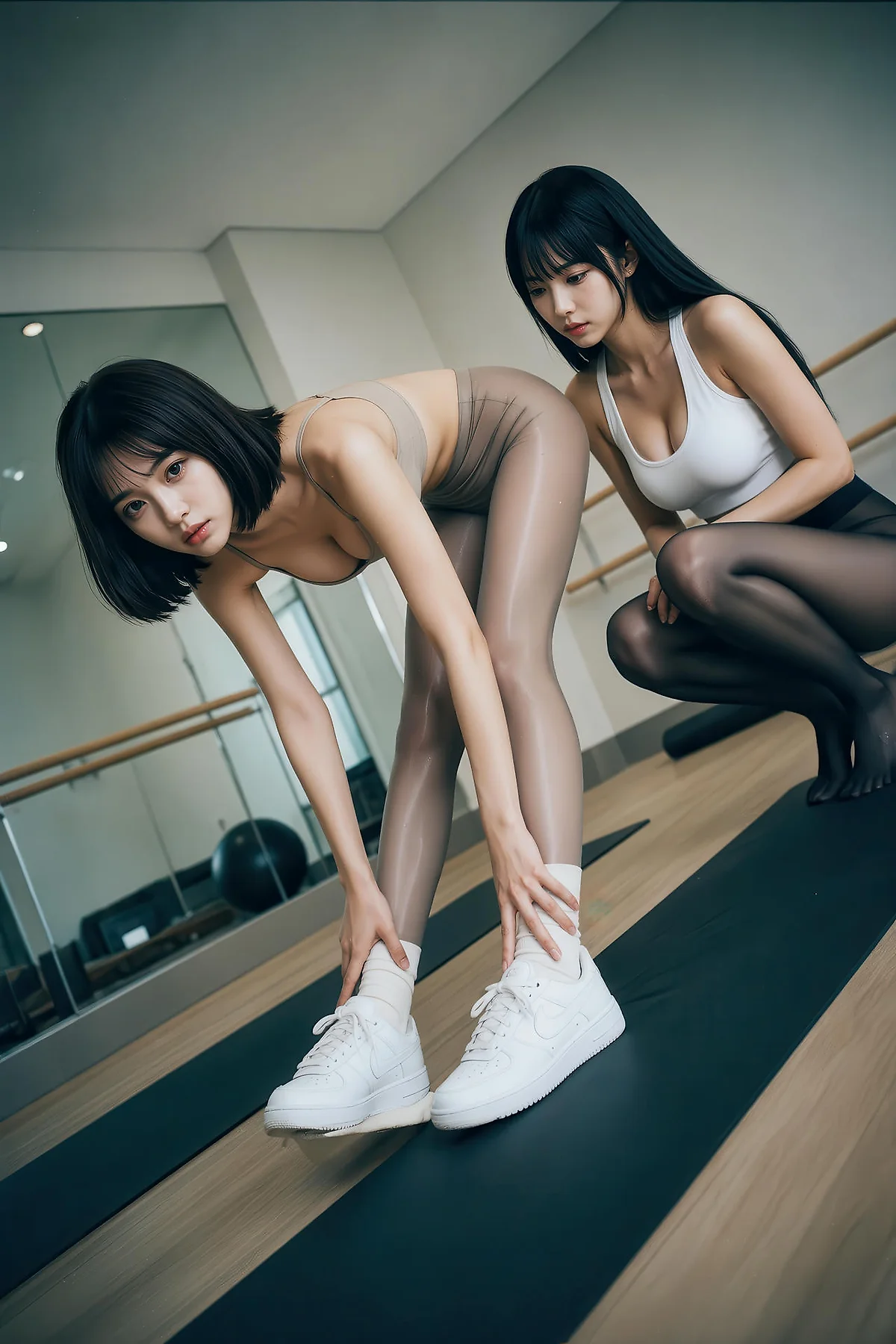 AIG  No.583 小乔亮色健身房美女 - 54