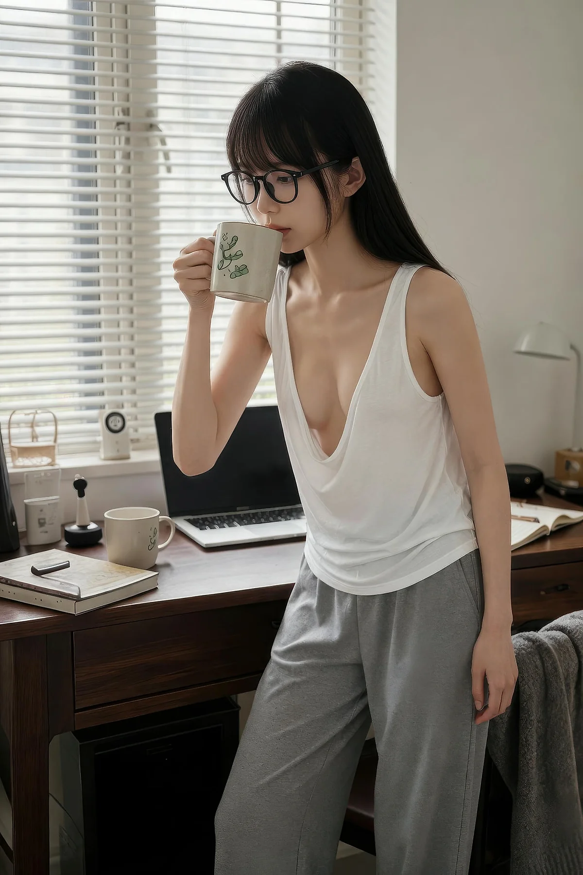 AIG  No.584 芭喜mila爆乳深v背心 - 11