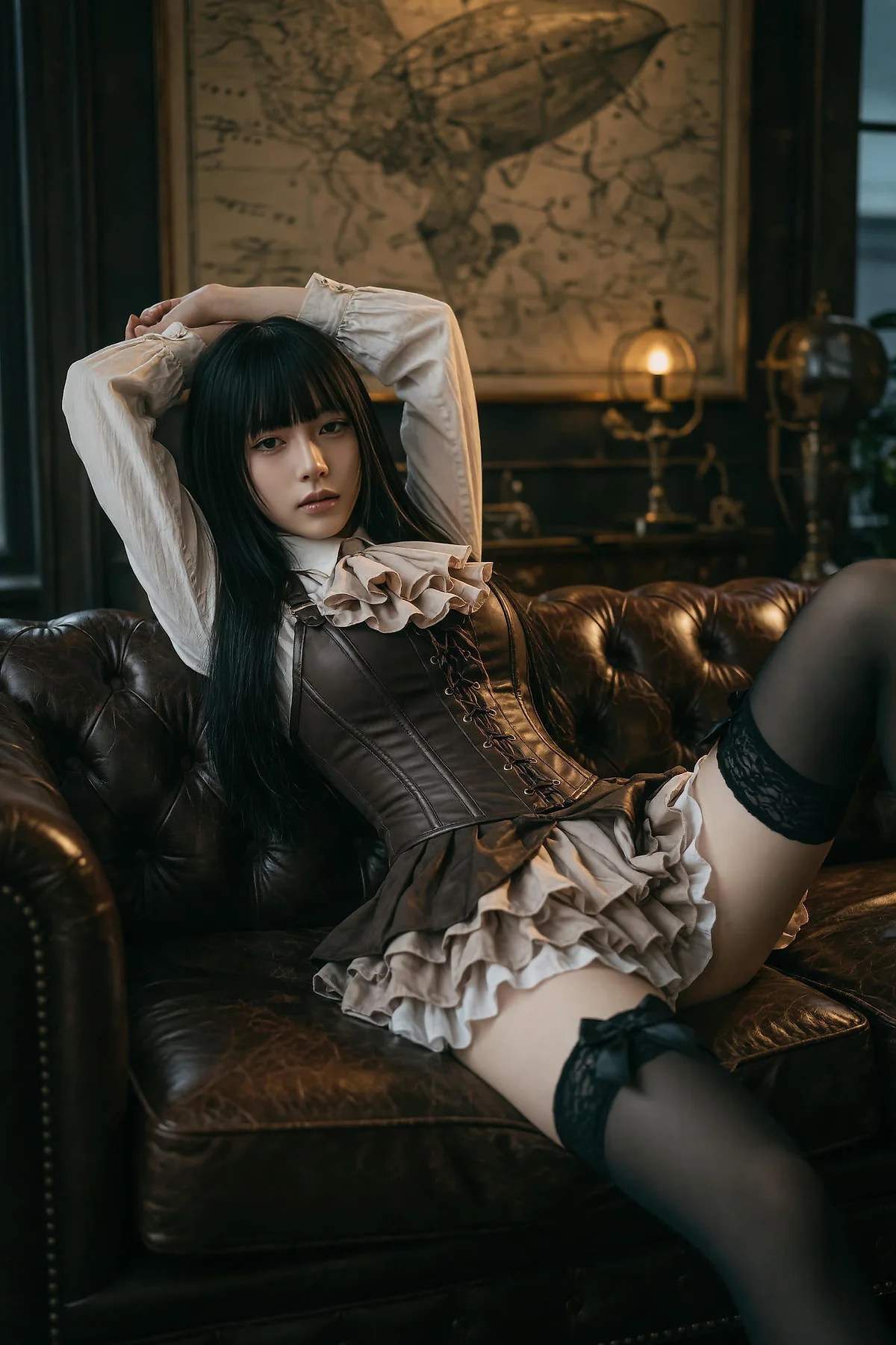 AIG  No.596 九歌lina复古黑丝写真 - 13
