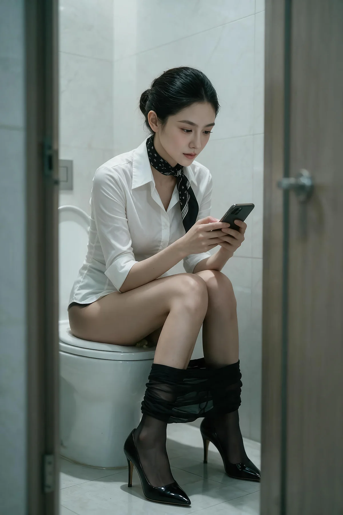 AIG  No.597 江巫巫空姐黑丝制服 - 33