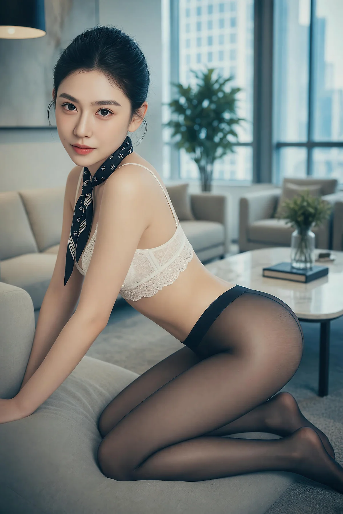 AIG  No.597 江巫巫空姐黑丝制服 - 68