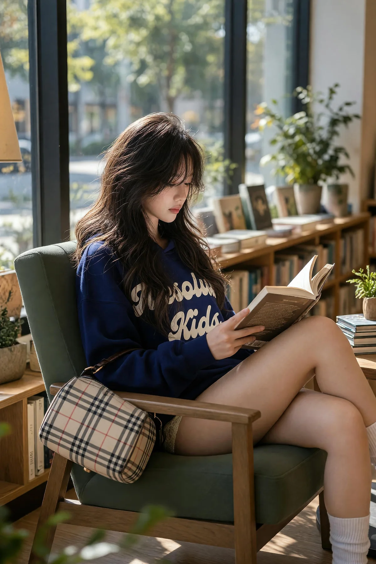 AIG  No.599 赵姗姗爱运动长腿帽服美女 - 12