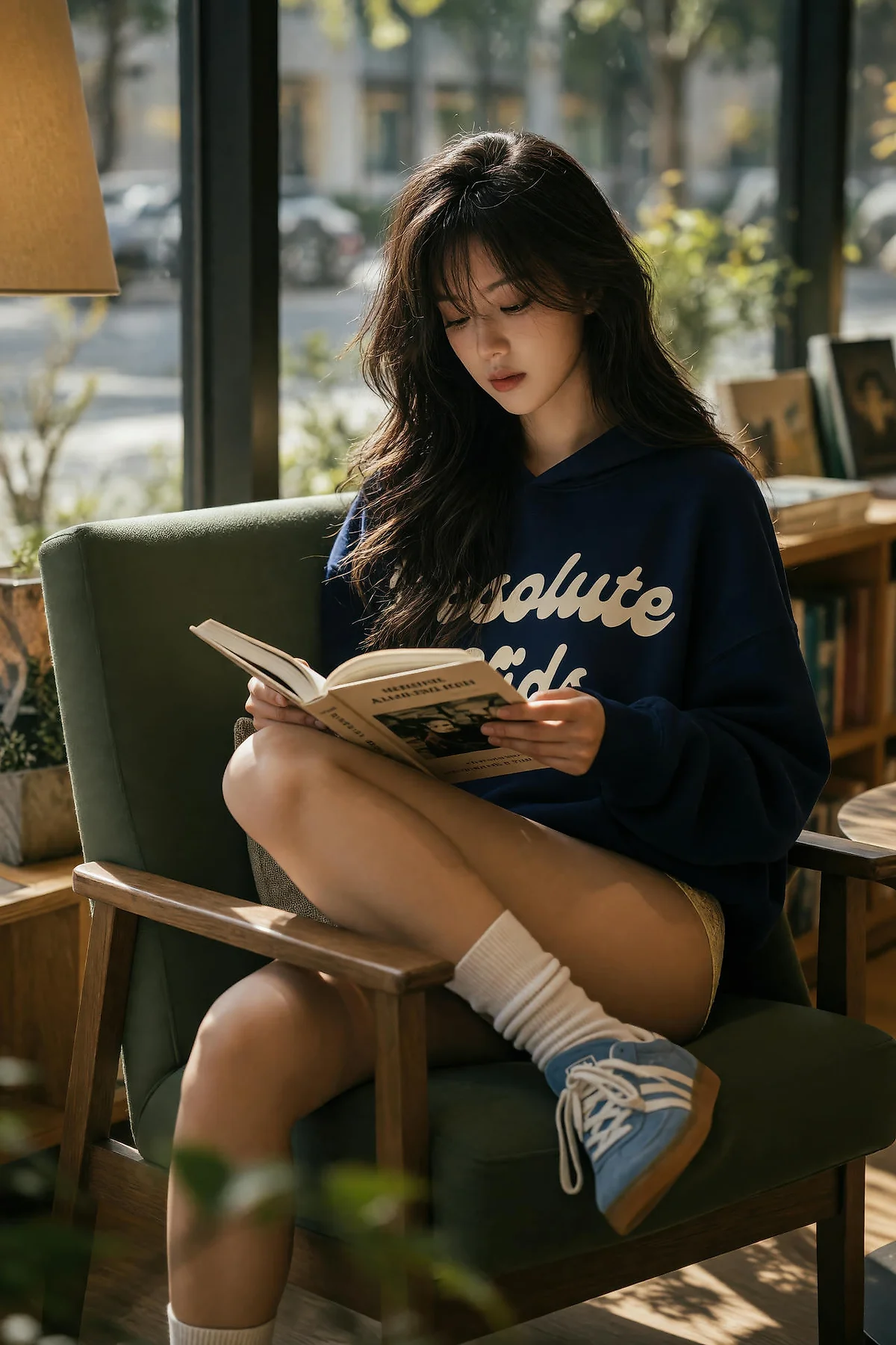 AIG  No.599 赵姗姗爱运动长腿帽服美女 - 13