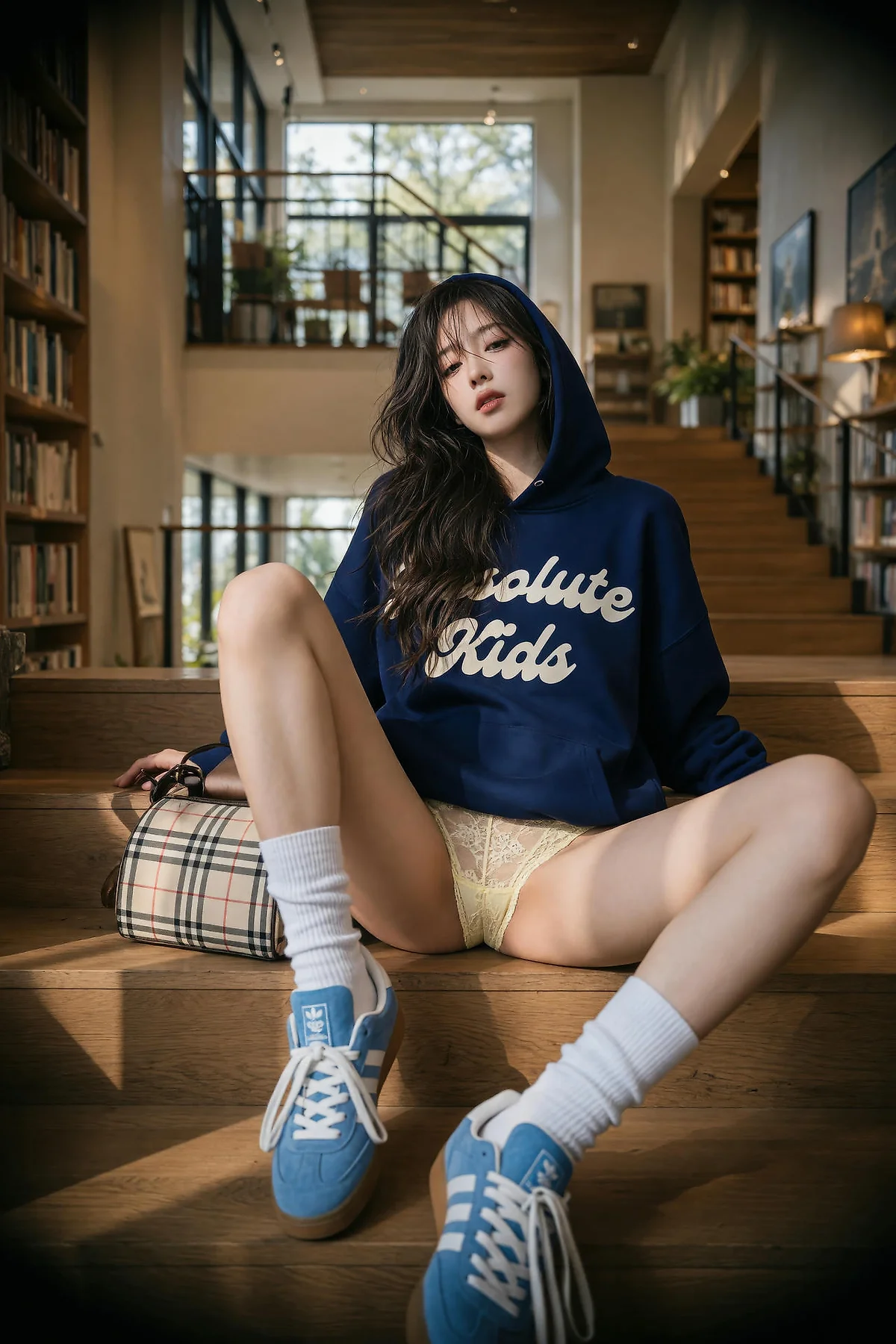 AIG  No.599 赵姗姗爱运动长腿帽服美女 - 29