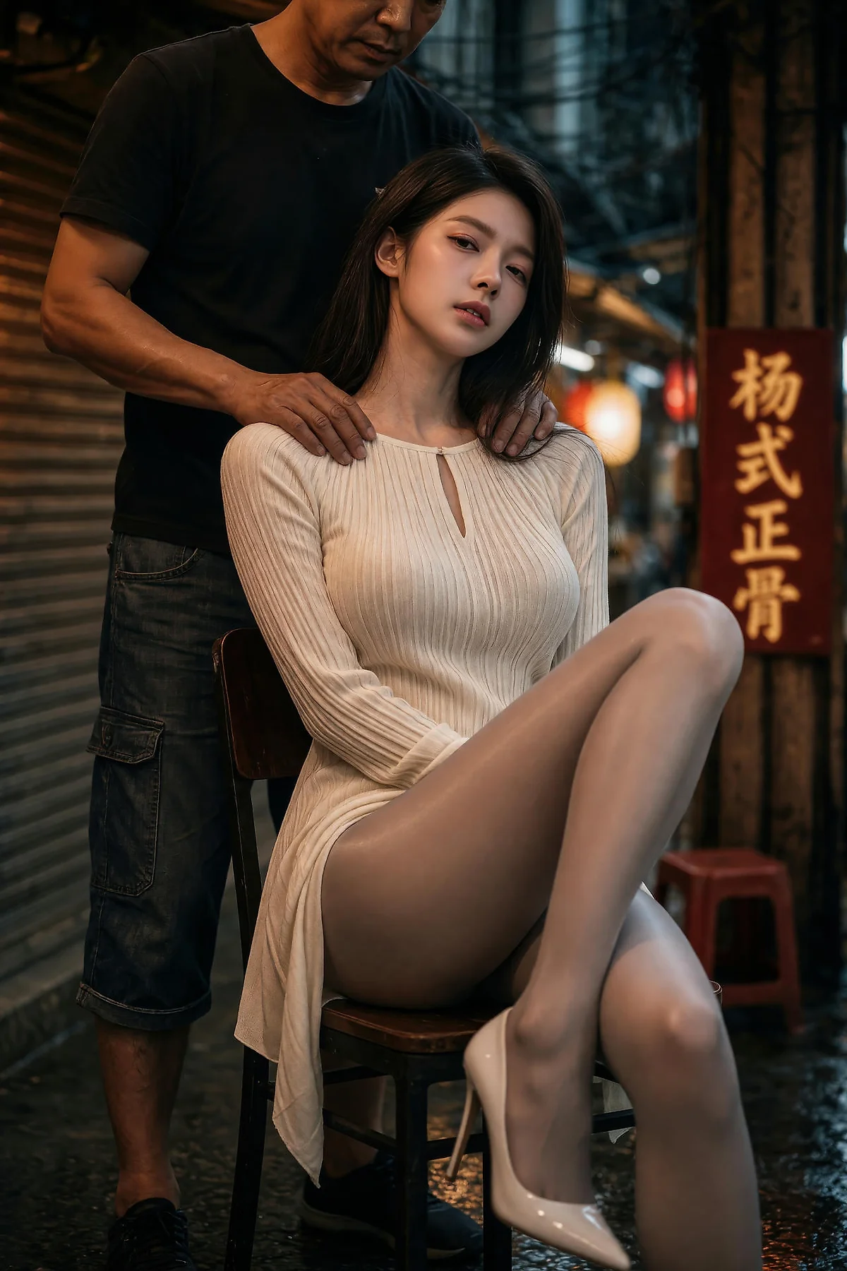 AIG  No.614 斯斯大小姐闹市正骨主题写真 - 10