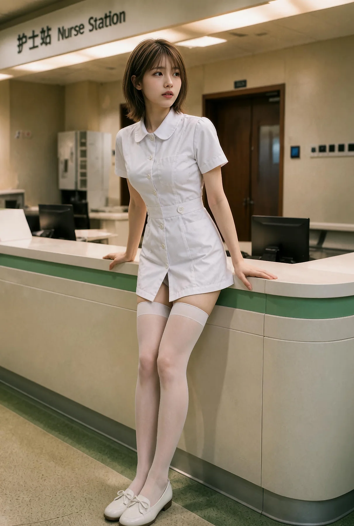 AIG  No.618 赵奚尔er护士制服写真 - 2