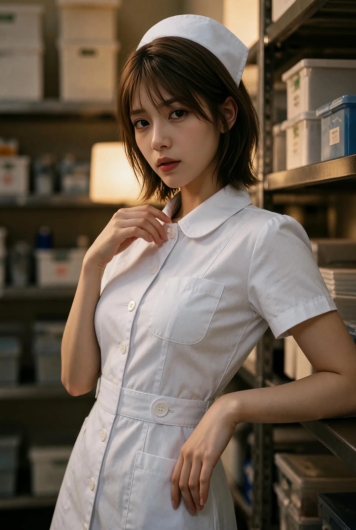 AIG  No.618 赵奚尔er护士制服写真 - 35