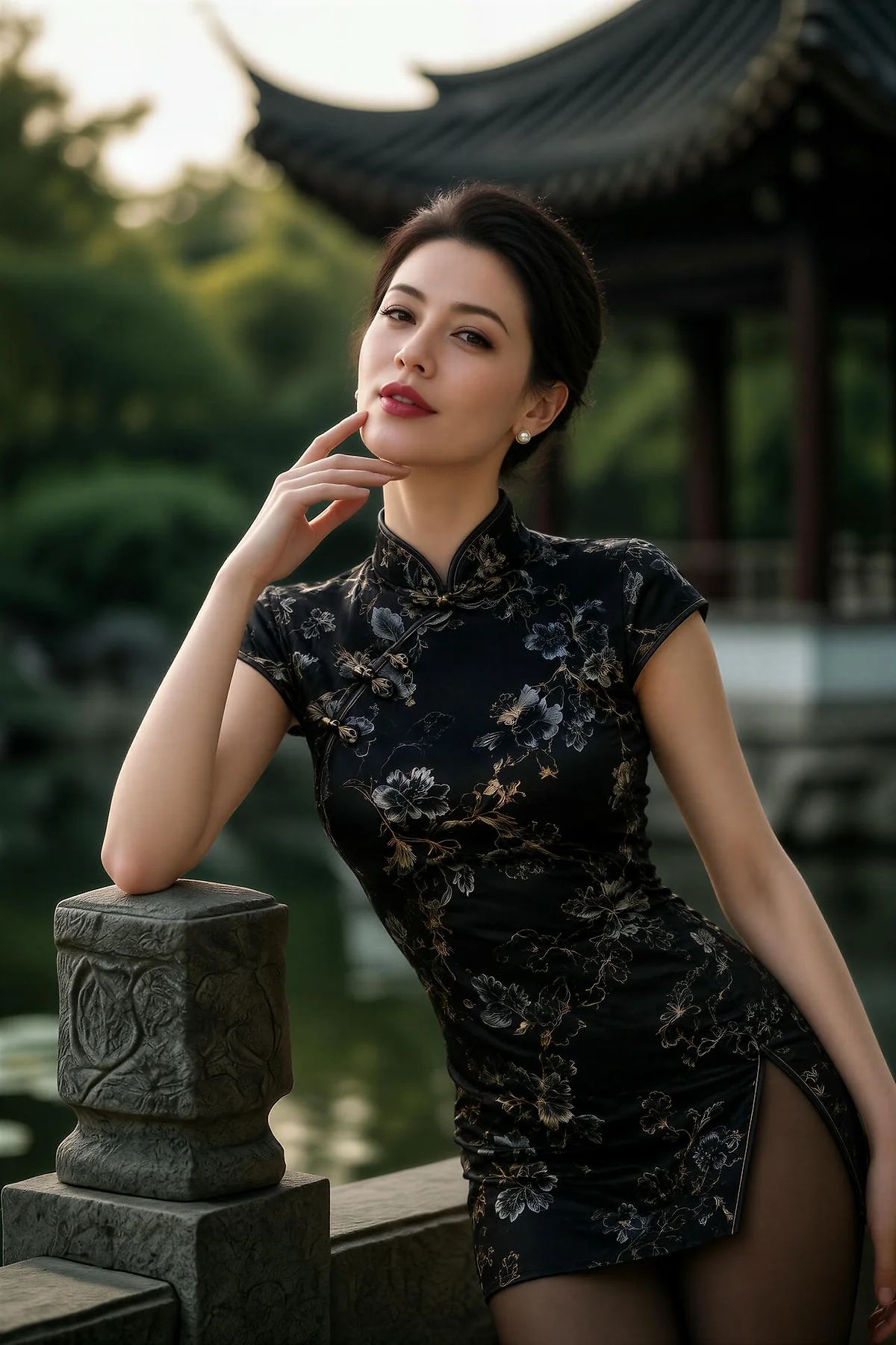 AIG  No.622 宋琳琦老姐姐旗袍黑丝 - 37