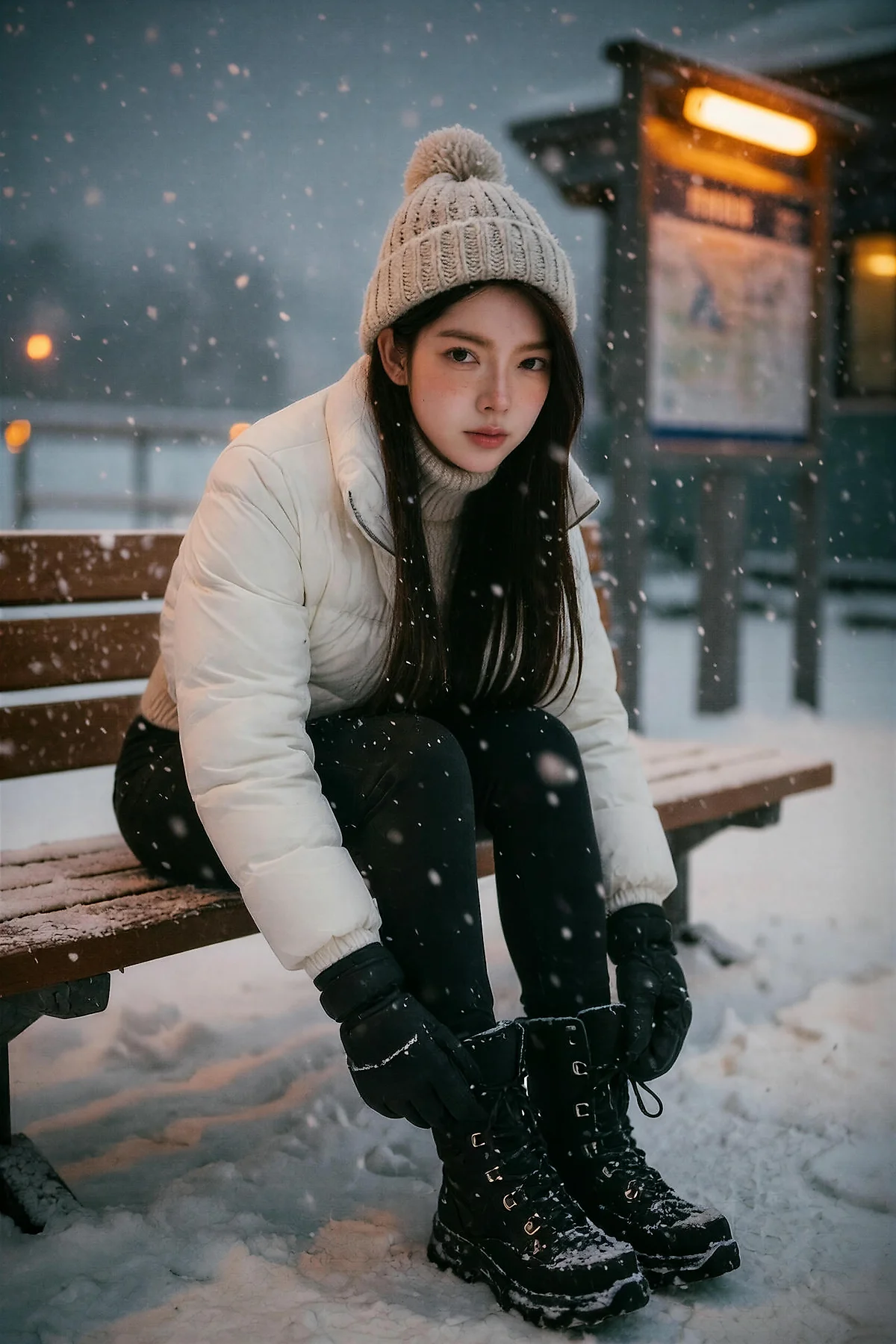 AIG  No.639 斯斯大小姐雪屋极寒体验 - 3