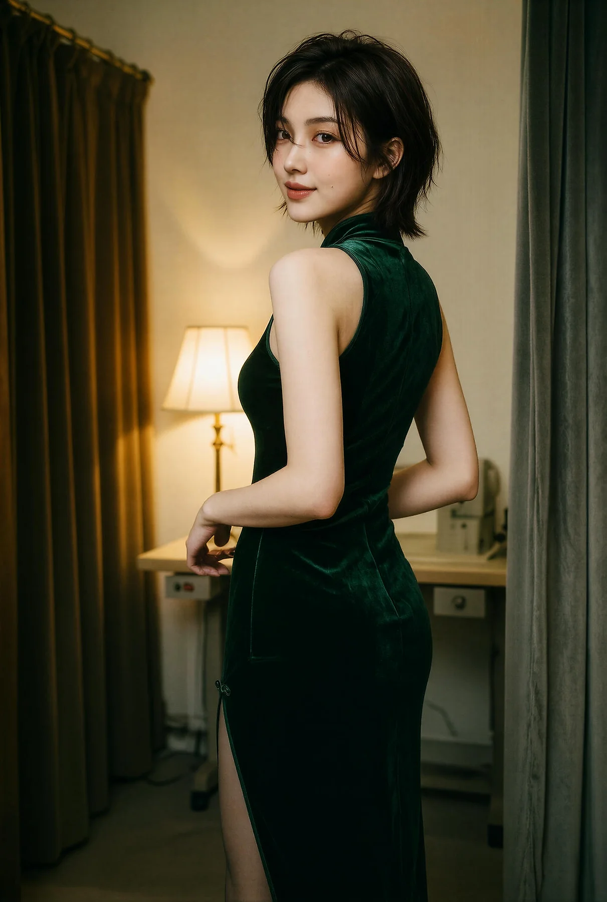 AIG  No.640 赵奚尔er旗袍气质美女 - 12