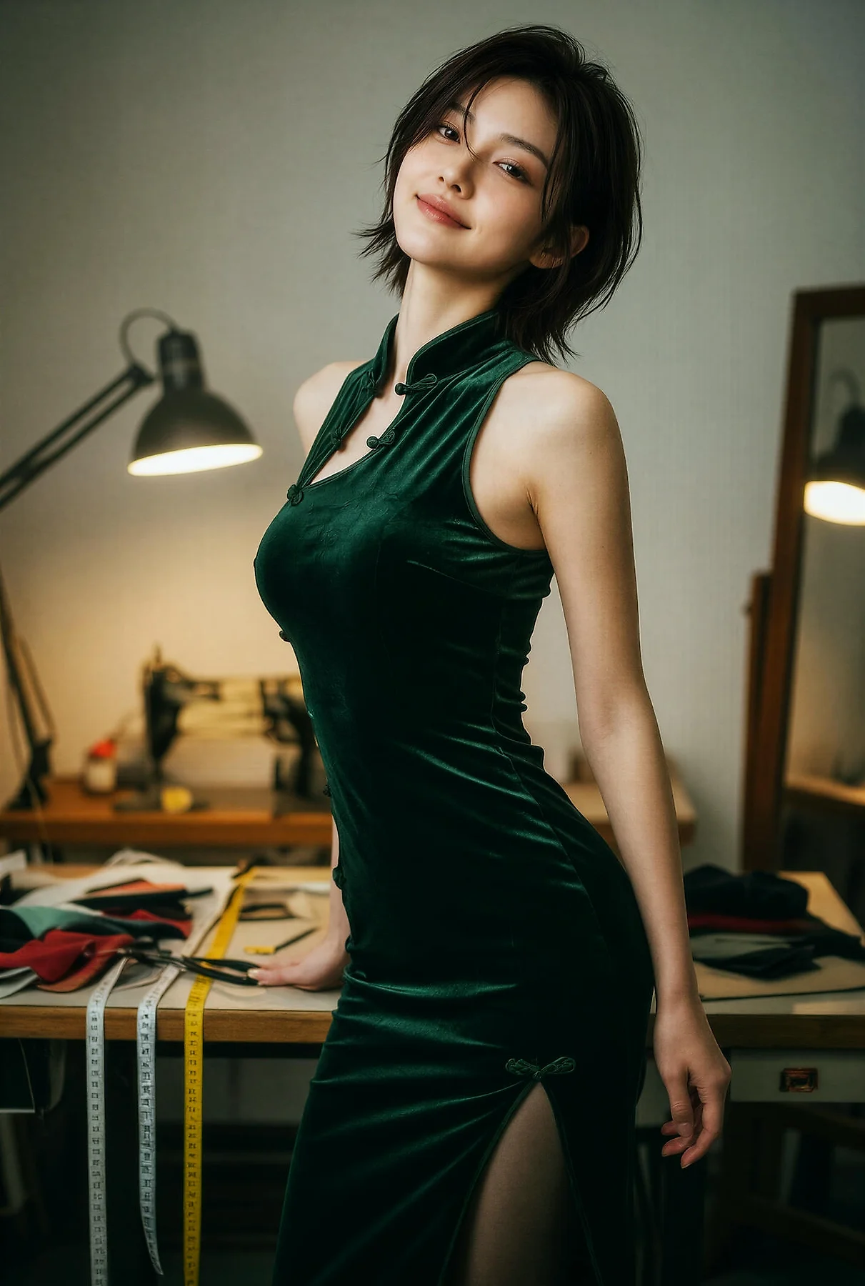 AIG  No.640 赵奚尔er旗袍气质美女 - 16