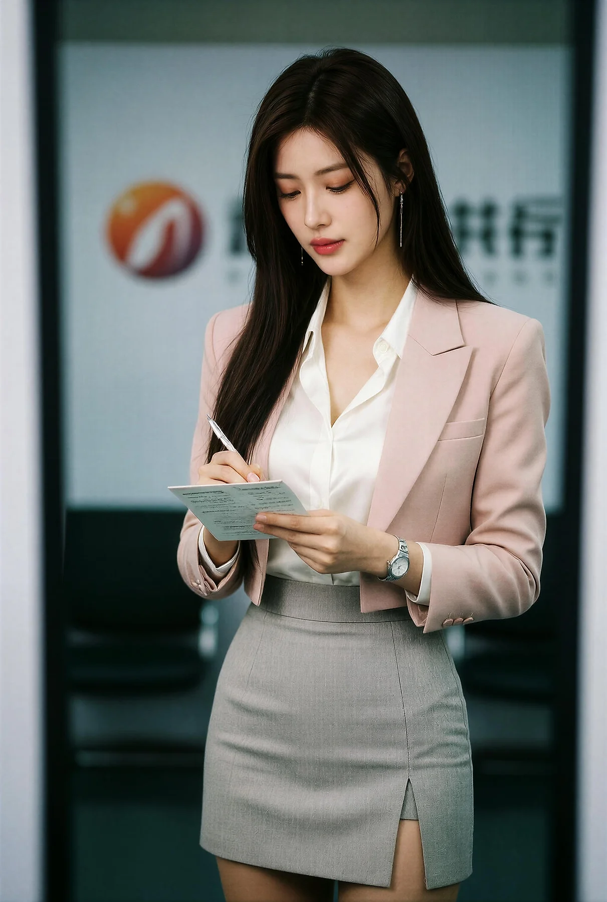 AIG  No.643 萨霓儿股票经理超短裙 - 11