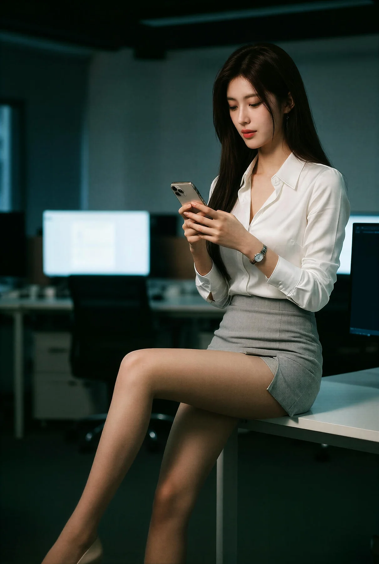 AIG  No.643 萨霓儿股票经理超短裙 - 16