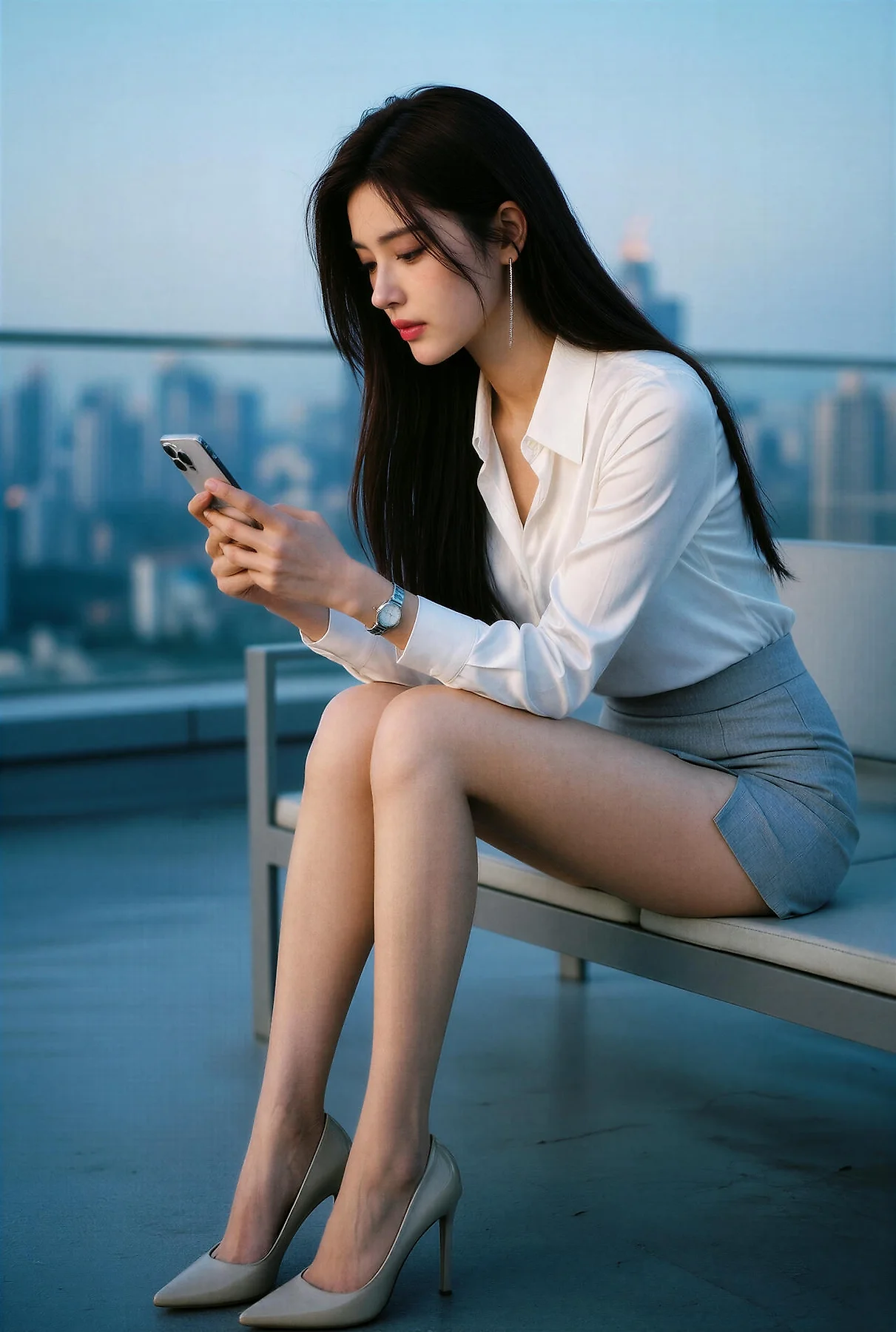 AIG  No.643 萨霓儿股票经理超短裙 - 27