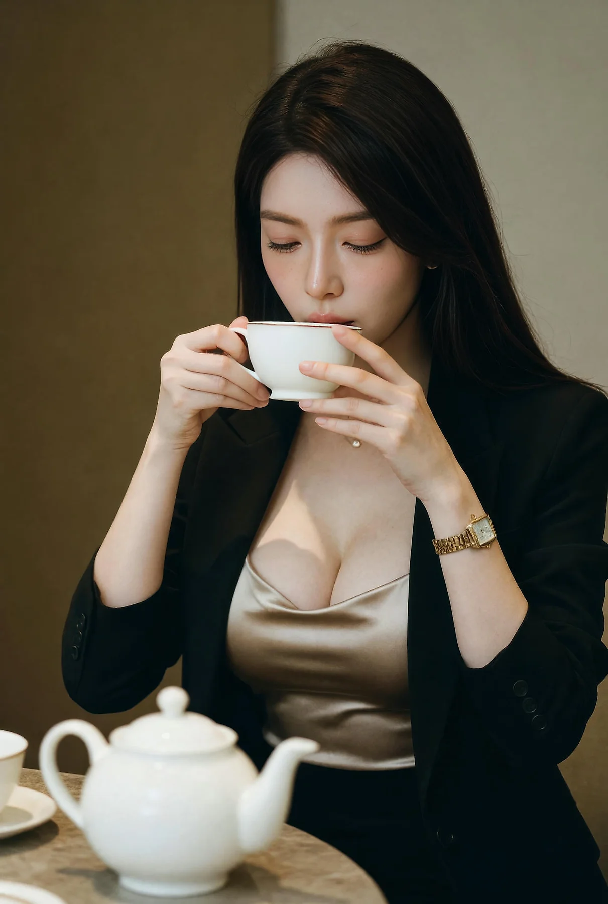 AIG  No.644 斯斯大小姐金融黑丝美女美腿 - 11