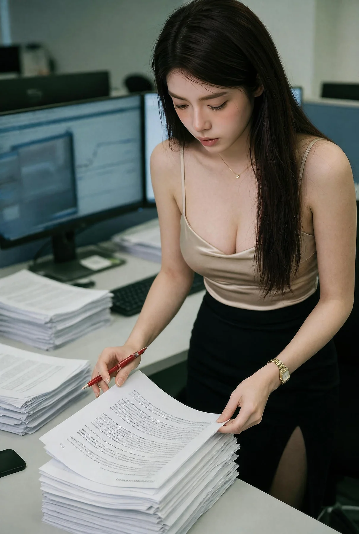 AIG  No.644 斯斯大小姐金融黑丝美女美腿 - 16