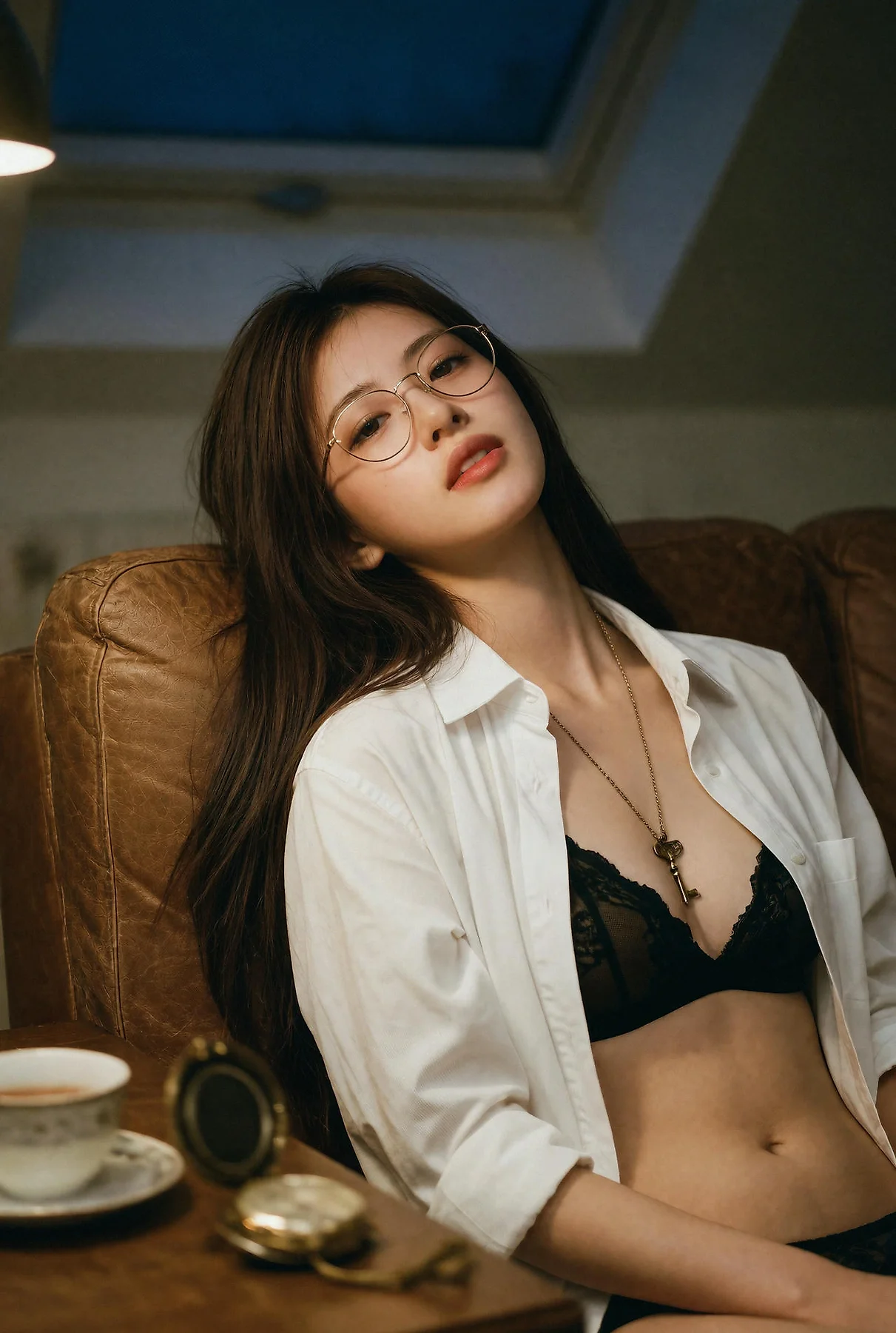 AIG  No.649 萨霓儿白色衬衫爆乳 - 56