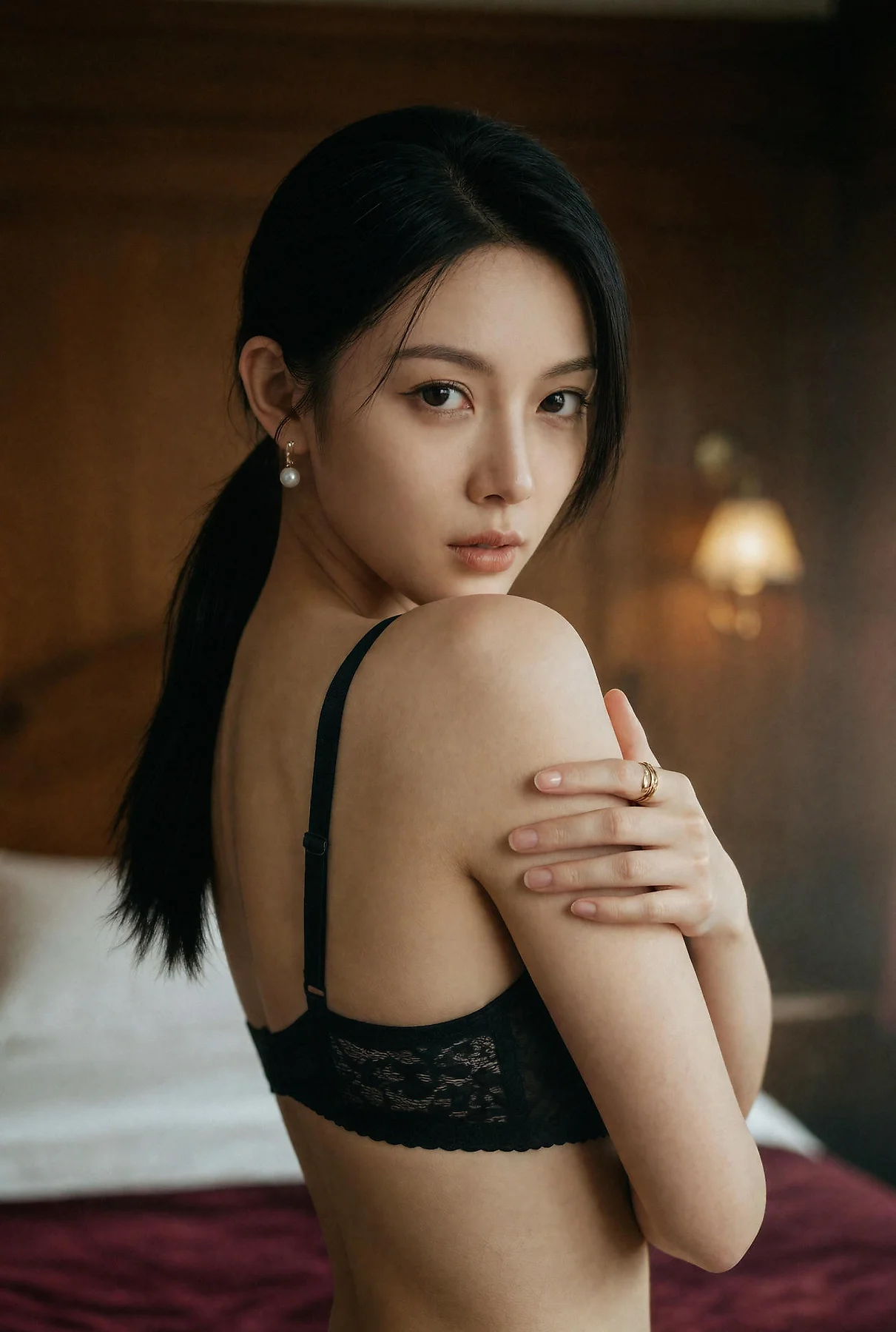 AIG  No.650 柒琪喵列车餐厅的气质美女 - 34