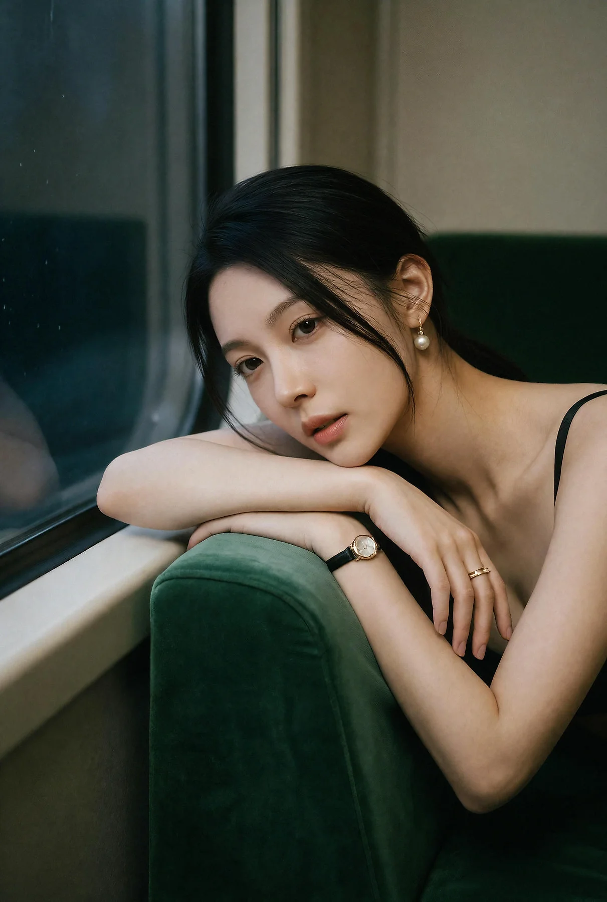 AIG  No.650 柒琪喵列车餐厅的气质美女 - 65