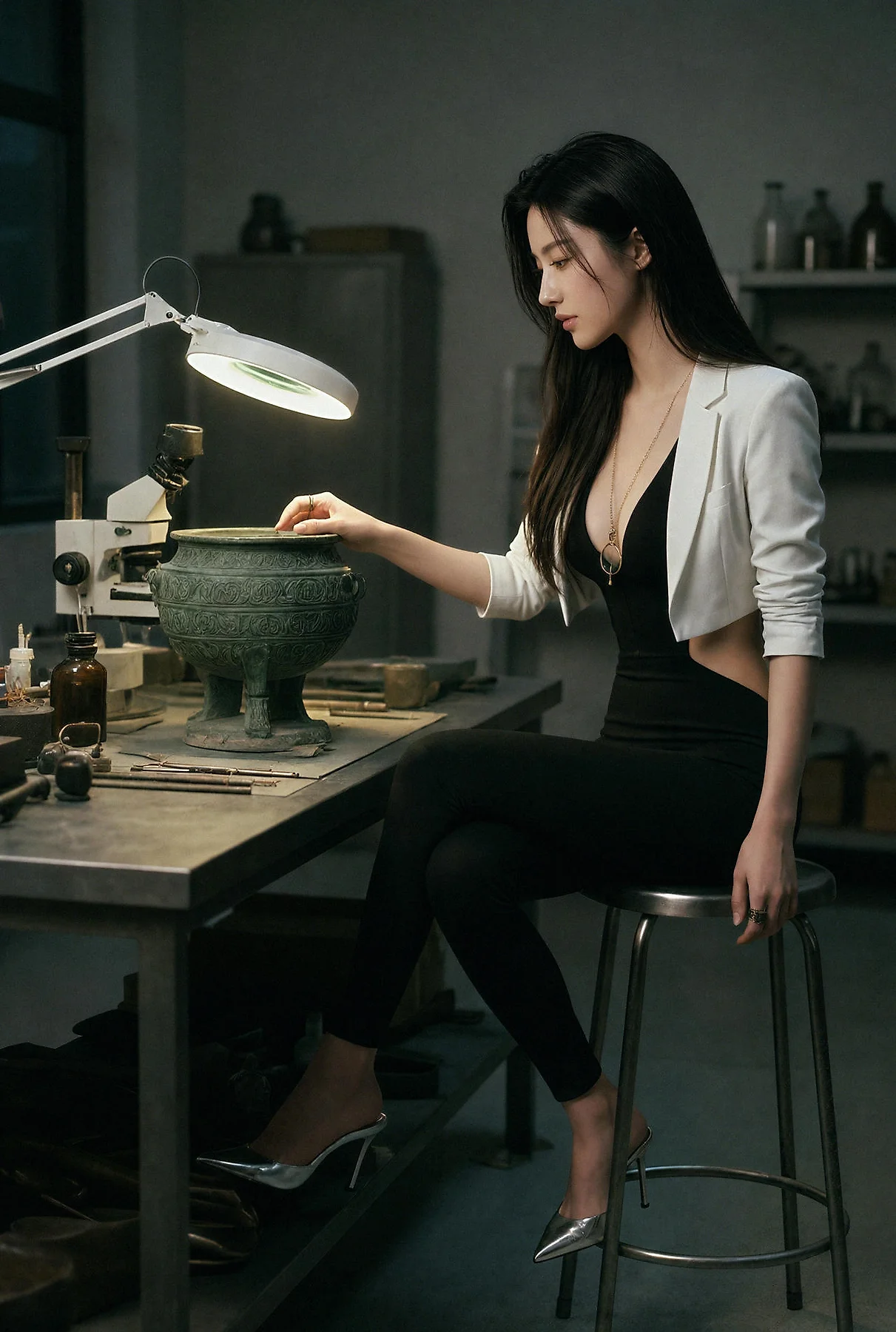 AIG  No.662  斯蔓文物修复师美女 - 6