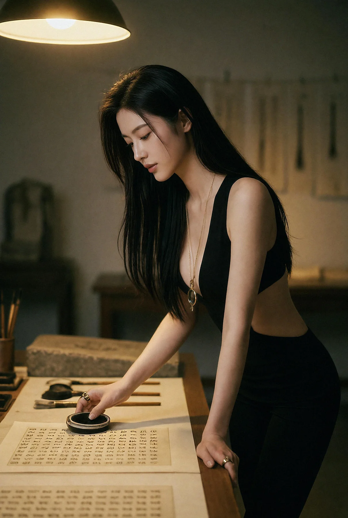 AIG  No.662  斯蔓文物修复师美女 - 18