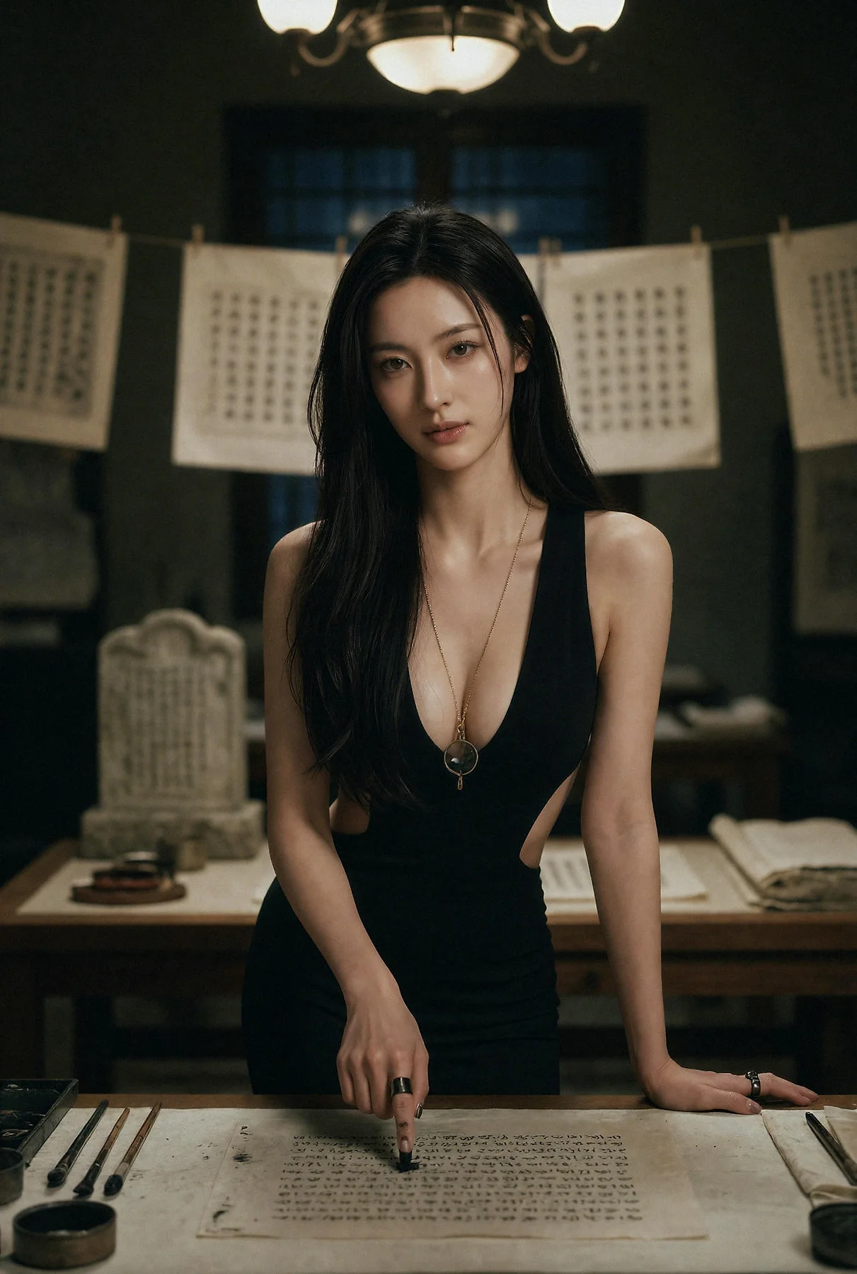 AIG  No.662  斯蔓文物修复师美女 - 19