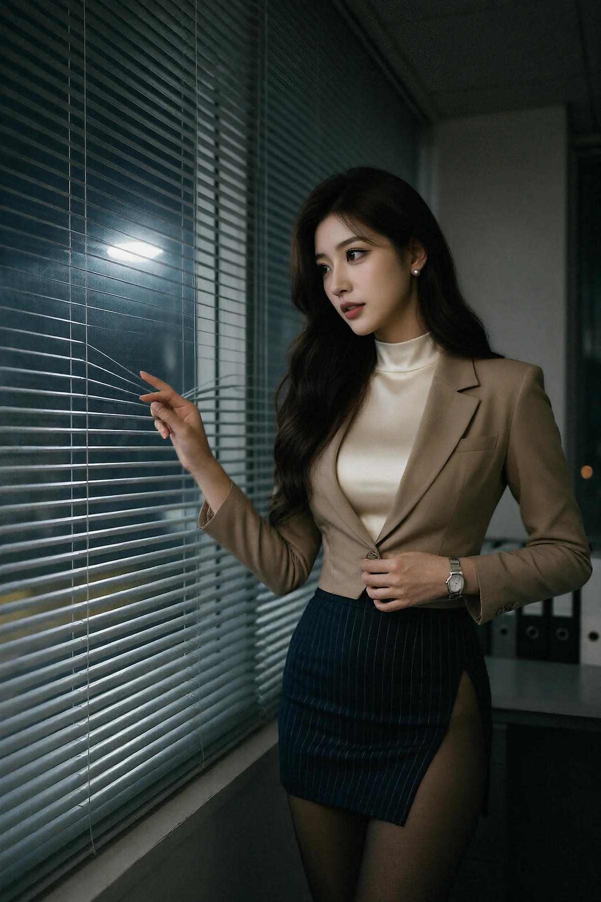 AIG  No.666  糖er档案室黑丝美女 - 4