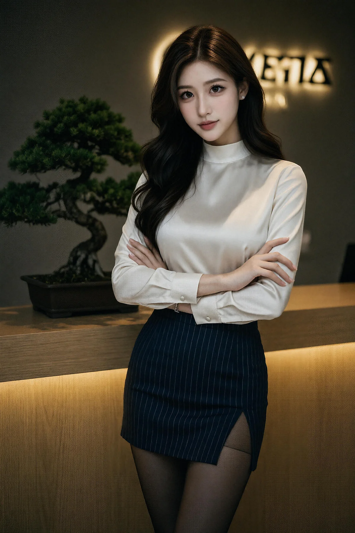AIG  No.666  糖er档案室黑丝美女 - 21