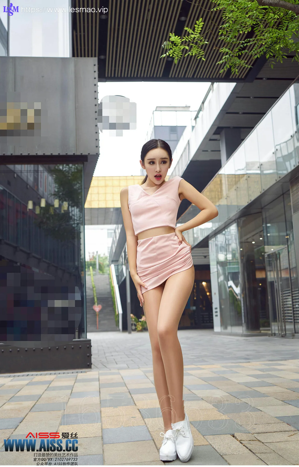 AISS 爱丝 No.109 Modo 性感欣杨街角美人 - 56
