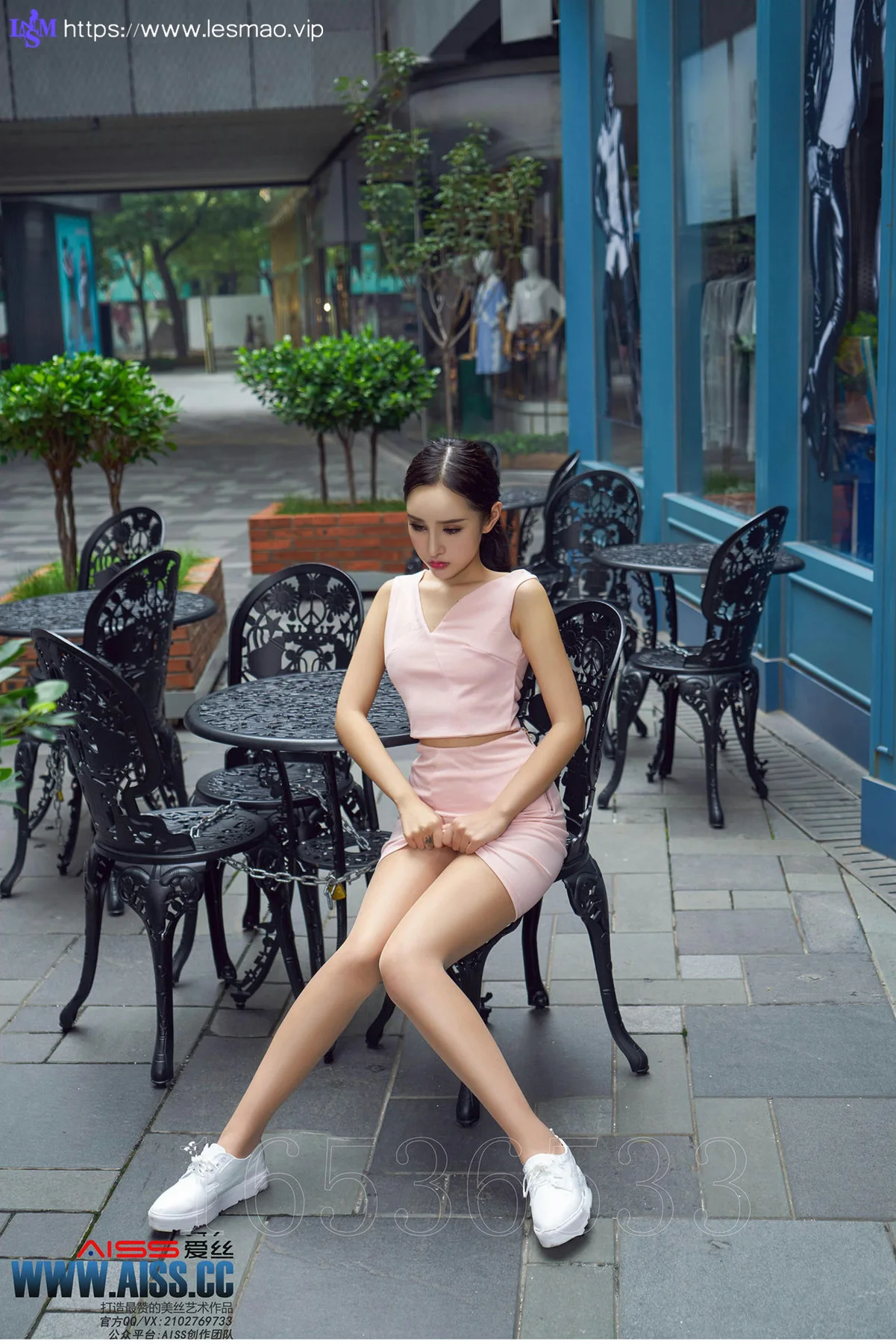 AISS 爱丝 No.109 Modo 性感欣杨街角美人 - 69