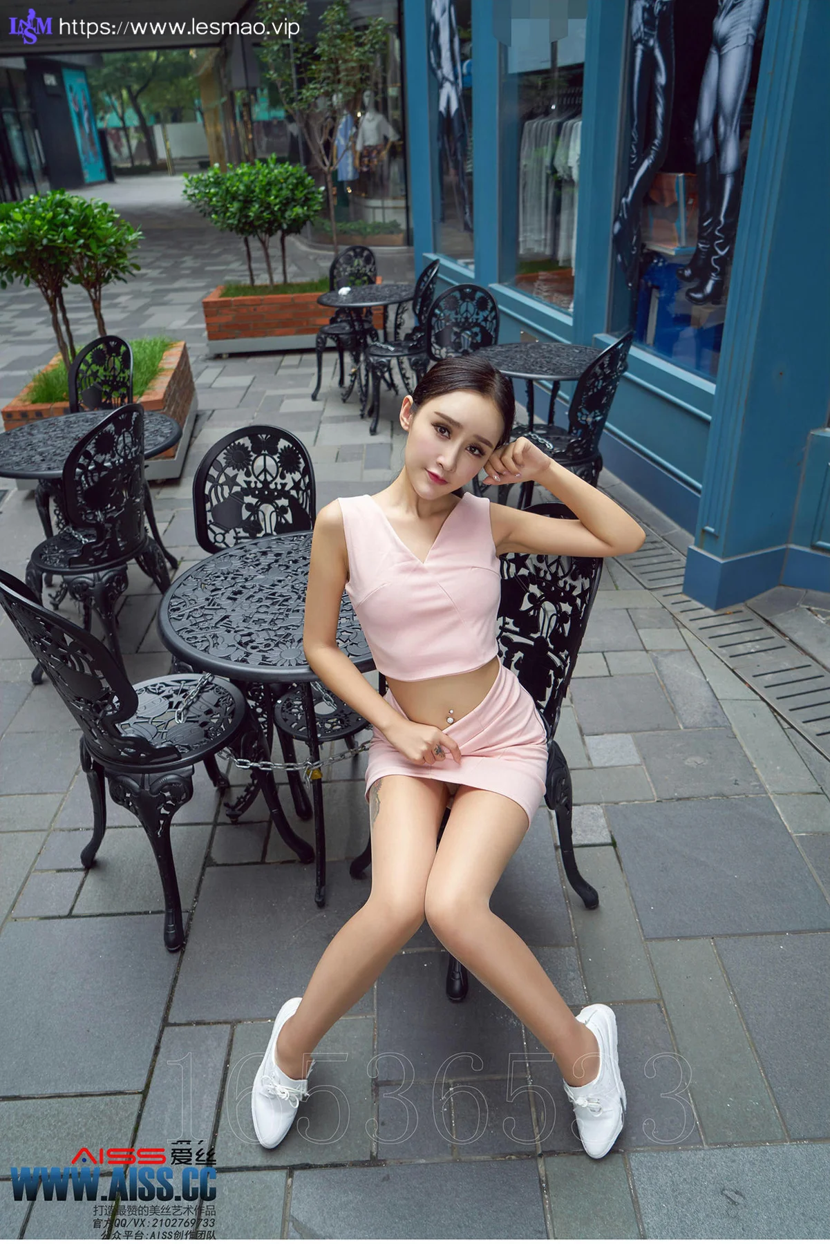 AISS 爱丝 No.109 Modo 性感欣杨街角美人 - 75